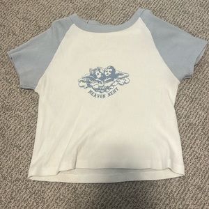 Brandy baby tee in blue